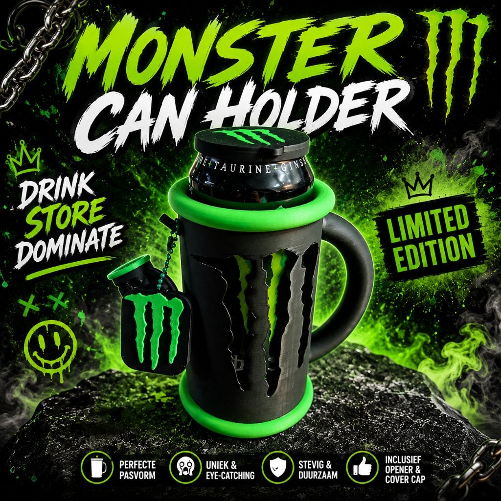 Monster energy can holder, Ophalen of Verzenden, Nieuw, Frisdrank
