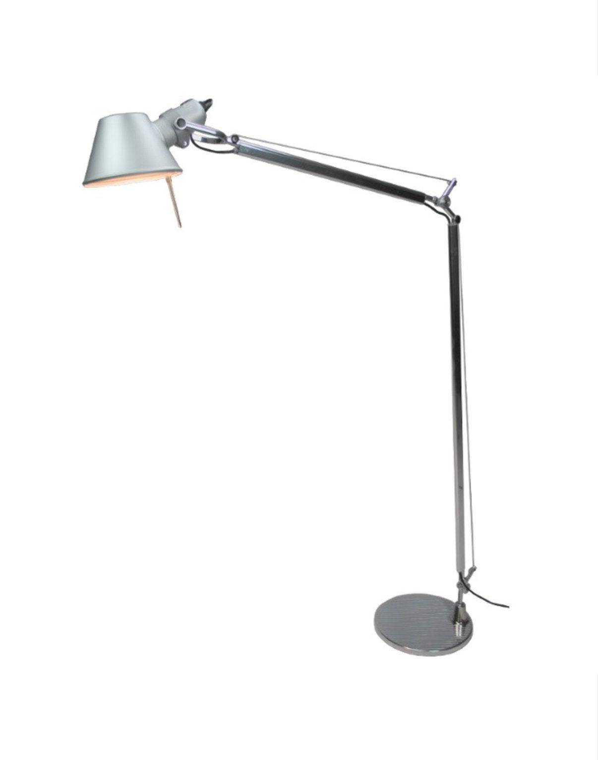 Artemide Tolomeo Mega Vloerlamp - Zilver, Ophalen, Gebruikt, E27 (groot), Metaal