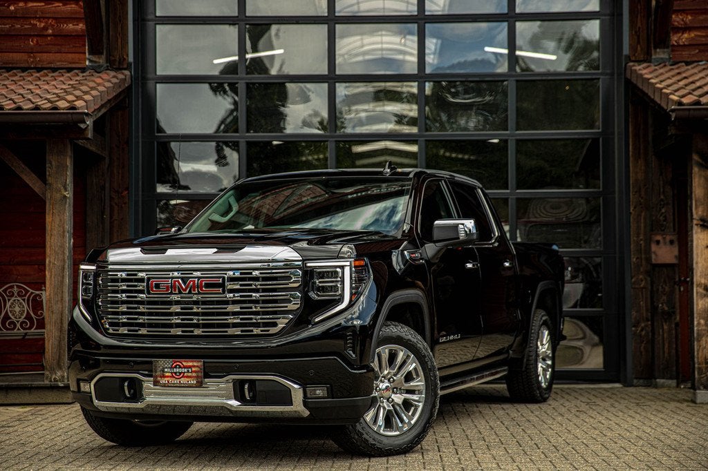 GMC Sierra Denali 6.2L V8, BPM VRIJ, full option full option, Automaat, 8 cilinders, 4 stoelen, Zwart