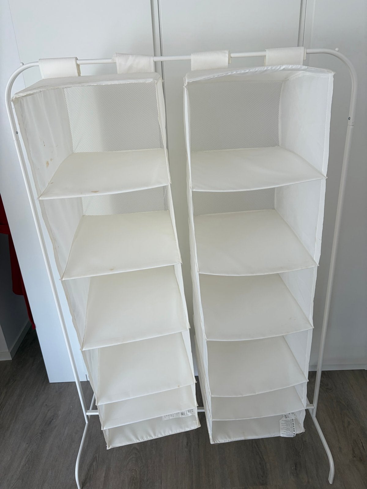 IKEA MULIG kledingrek met 2 SKUBB opbergers, Ophalen of Verzenden, Gebruikt