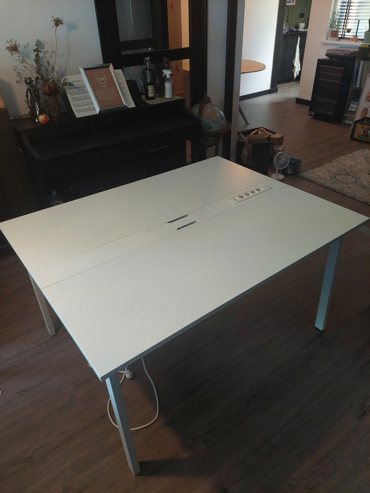 2x ikea Mittzon vergader tafel bureau, Ophalen, 108 cm, 140 cm, Demontabel