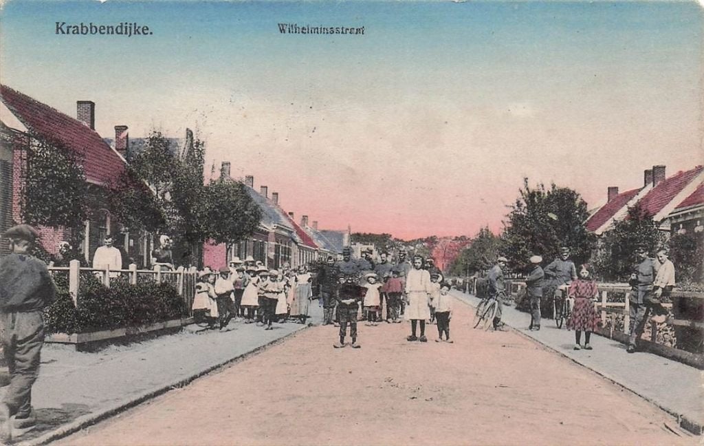 703-066-001 Krabbendijke Wilhelminastraat, Verzenden, Voor 1920, Zeeland