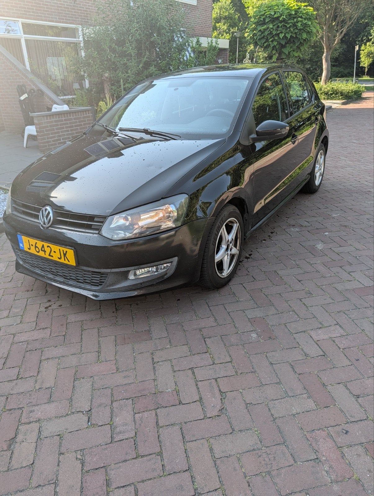 Volkswagen Polo 1.2 6V 44KW 5D My2009 2010 Zwart, Voorwielaandrijving, 967 kg, 40 €/maand, 1198 cc