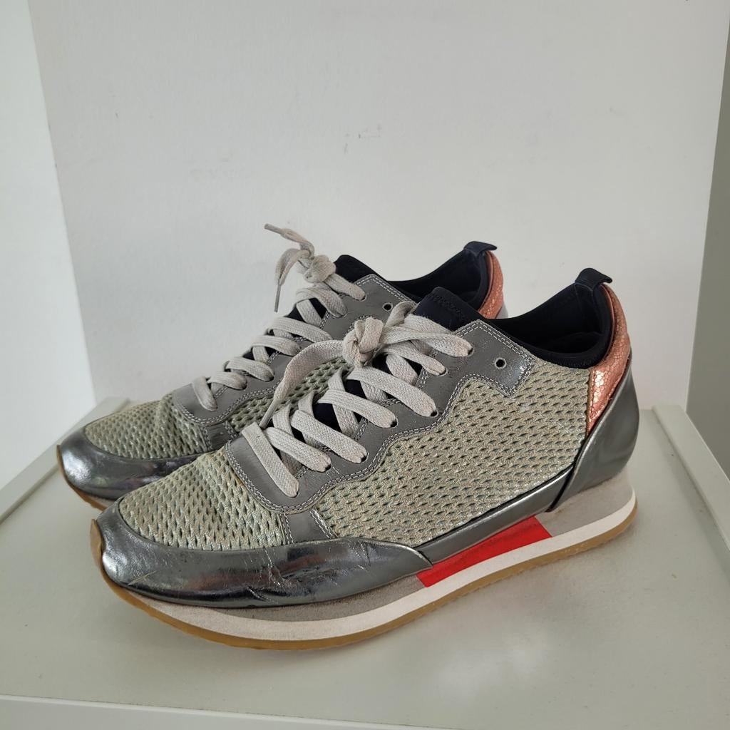Philippe Mode sneakers maat 38 zilver grijs mesh, Kleding | Dames, Schoenen, Ophalen of Verzenden, Grijs, Philippe Model, Sneakers of Gympen
