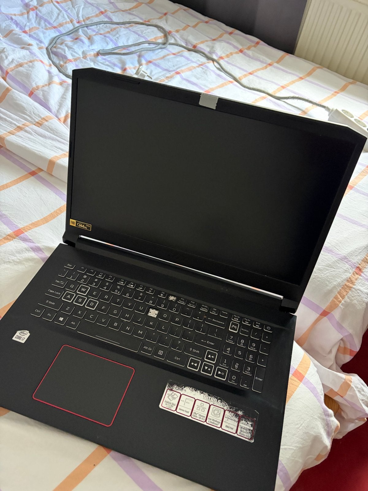 Acer Nitro 5 AN517-52 Gaming Laptop - i7-10750H, RTX 3060, Computers en Software, Windows Laptops, Gebruikt, Met videokaart, 2 tot 3 Ghz