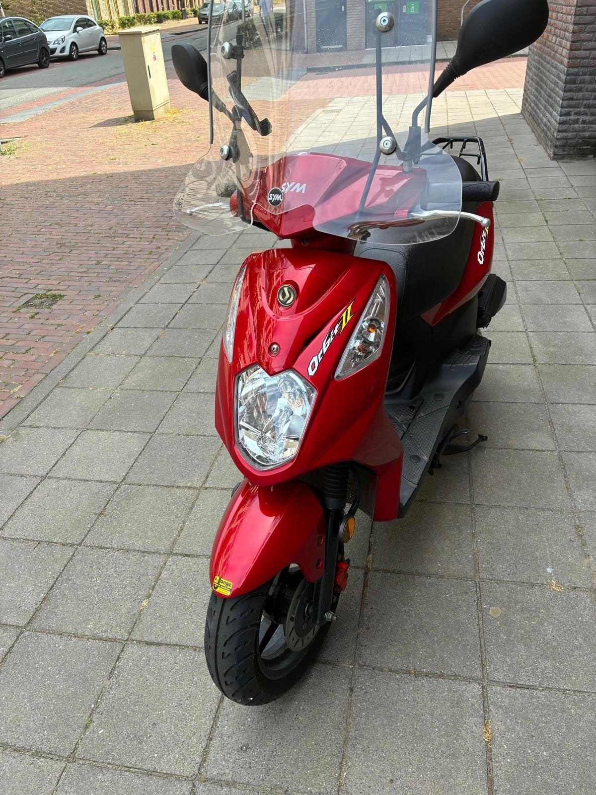 SYM Orbit II Scooter - Rood, 25 km/u, Fietsen en Brommers, Scooters | SYM, Gebruikt, Ophalen of Verzenden, Benzine, Orbit