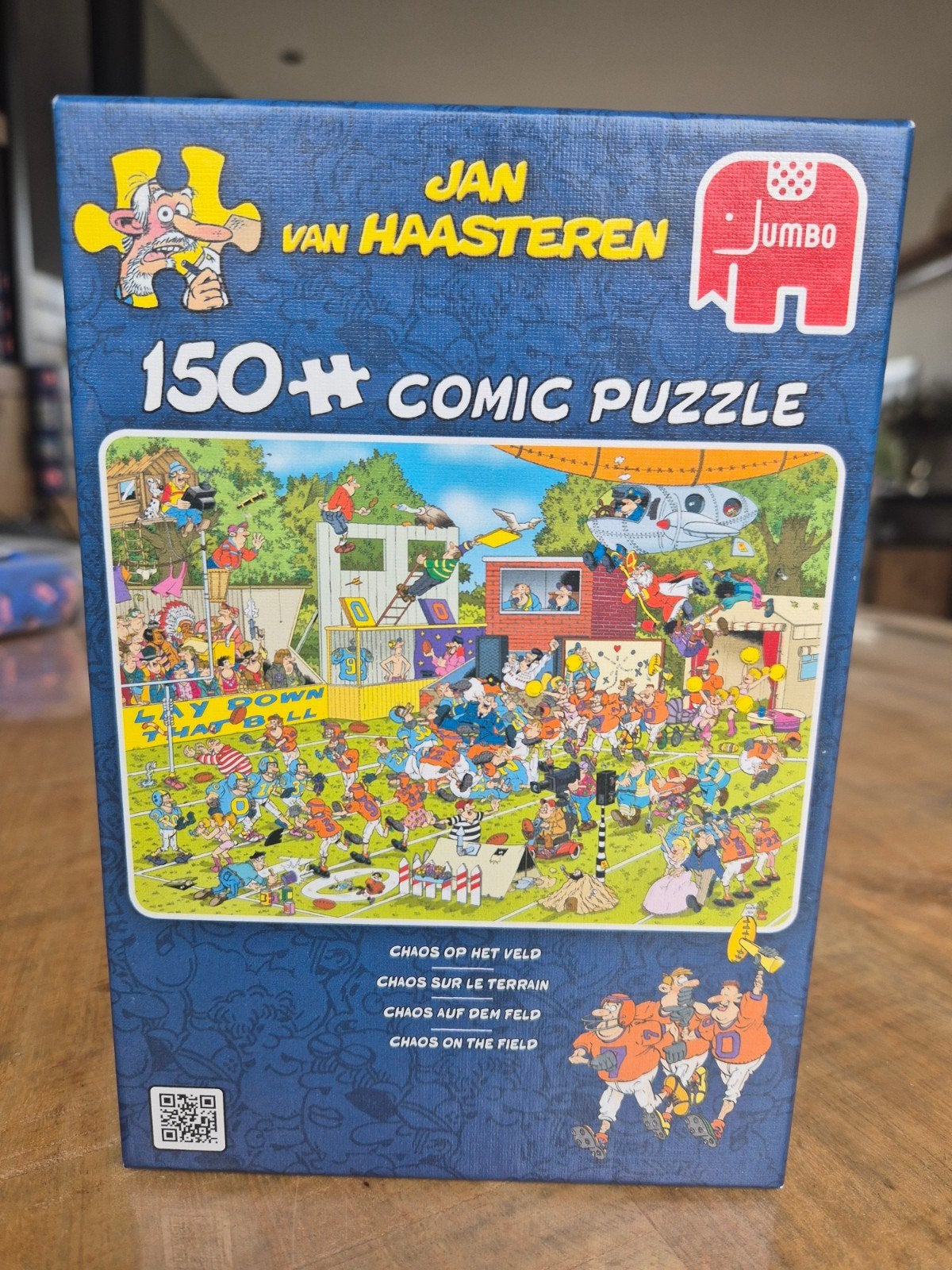 Jan van Haasteren puzzel 150 stukjes 'chaos op het veld', Hobby en Vrije tijd, Denksport en Puzzels, Ophalen of Verzenden, Minder dan 500 stukjes