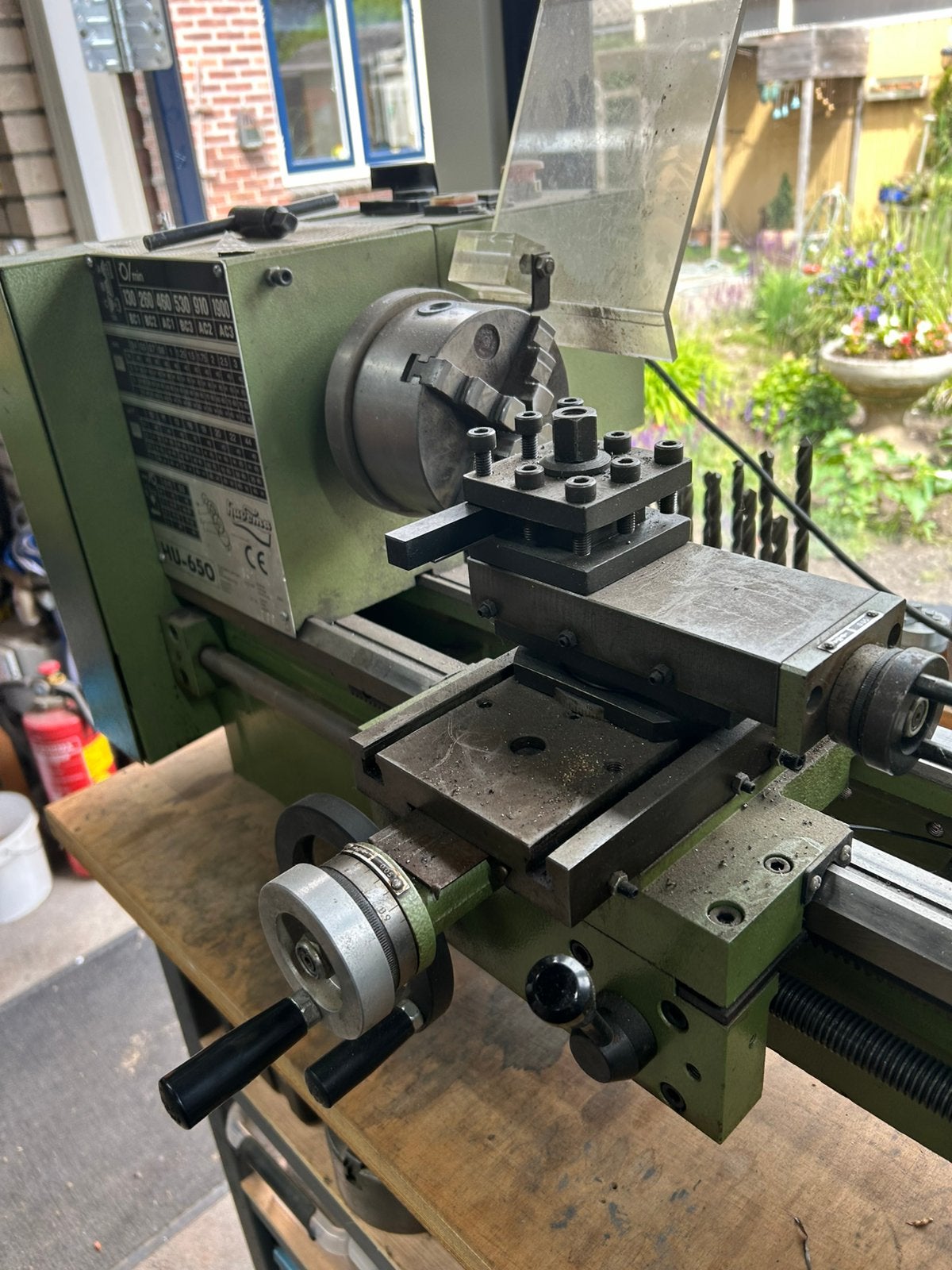 Huvema 650, Ophalen, Gebruikt, Metaaldraaibank, 500 tot 1000 mm