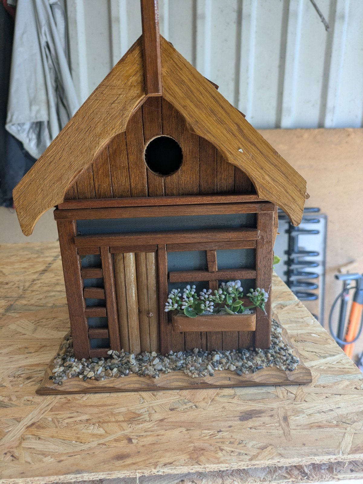 Uniek handgemaakt vogelhuisje van hout, Ophalen, Nieuw