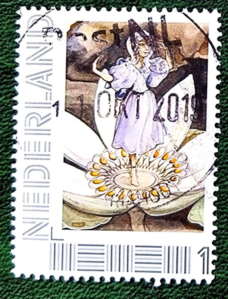 Persoonlijke postzegel Anton Pieck 2, Verzenden, Na 1940, Gestempeld