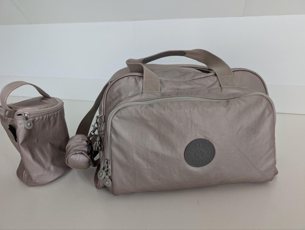 Kipling Luiertas met Verschoonmatje en Flessenhouder, Kinderen en Baby's, Luiertassen, Ophalen of Verzenden, Zo goed als nieuw