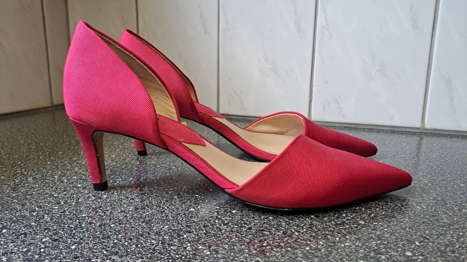 Mango pumps maat 39 fel roze, Mango, Ophalen of Verzenden, Zo goed als nieuw, Schoenen met hoge hakken