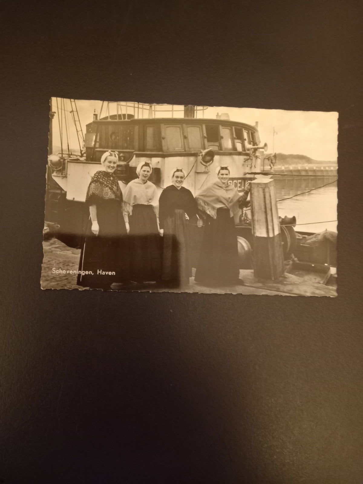 kaart  Scheveningen  Haven. Klederdracht, Verzenden, Voor 1920, Ongelopen, Zuid-Holland