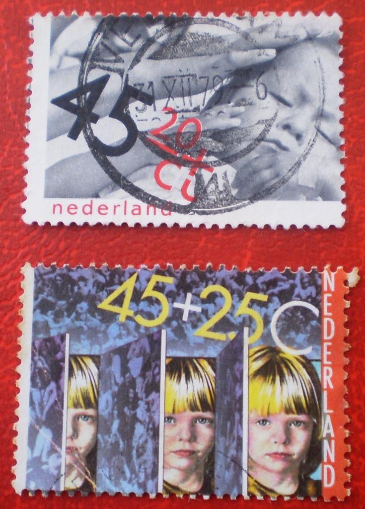 Nederland- 2x Kinderpostzegels 1979 / 1981, Postzegels en Munten, Postzegels | Nederland, Verzenden, Na 1940, Gestempeld