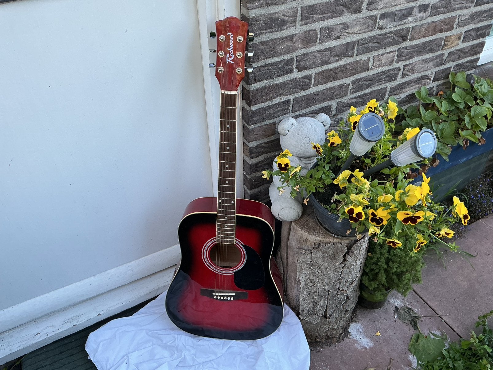 Gitaar Richwood, Ophalen of Verzenden, Zo goed als nieuw, Klassieke of Spaanse gitaar