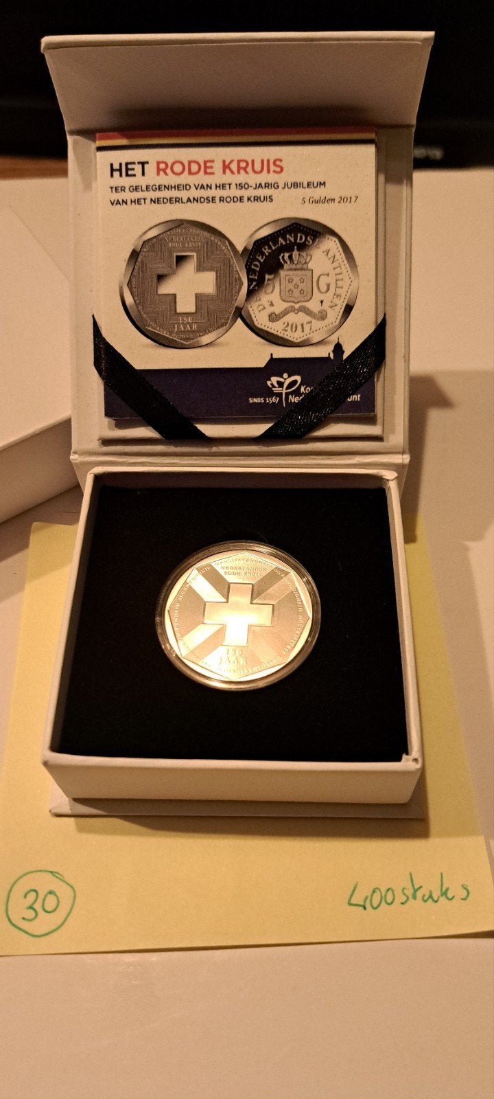 Het Rode Kruis 150 Jaar Jubileum 5 Gulden 2017 Munt, Ophalen of Verzenden