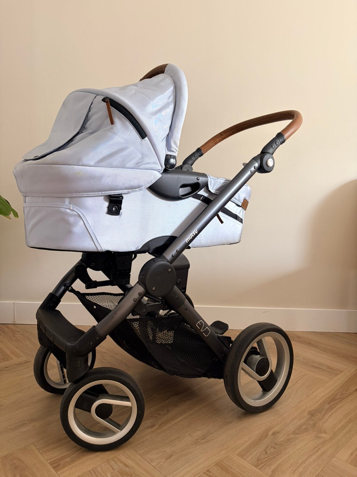 **Mutsy Evo kinderwagen – compleet en veelzijdig**, Ophalen, Gebruikt, Verstelbare duwstang, Combiwagen