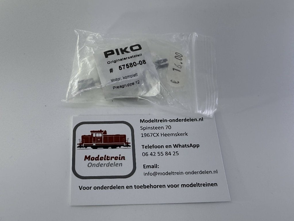 Piko ET57580-08 - Herkules motor compleet, Hobby en Vrije tijd, Modeltreinen | H0, Piko, Zo goed als nieuw, Info@modeltrein-onderdelen.nl