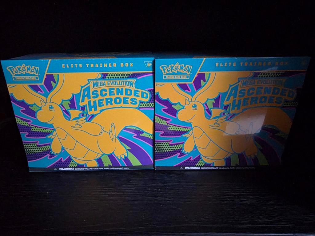 Pokémon Elite Trainer Box: Mega Evolution Ascended Heroes, Hobby en Vrije tijd, Verzamelkaartspellen | Pokémon, Ophalen of Verzenden