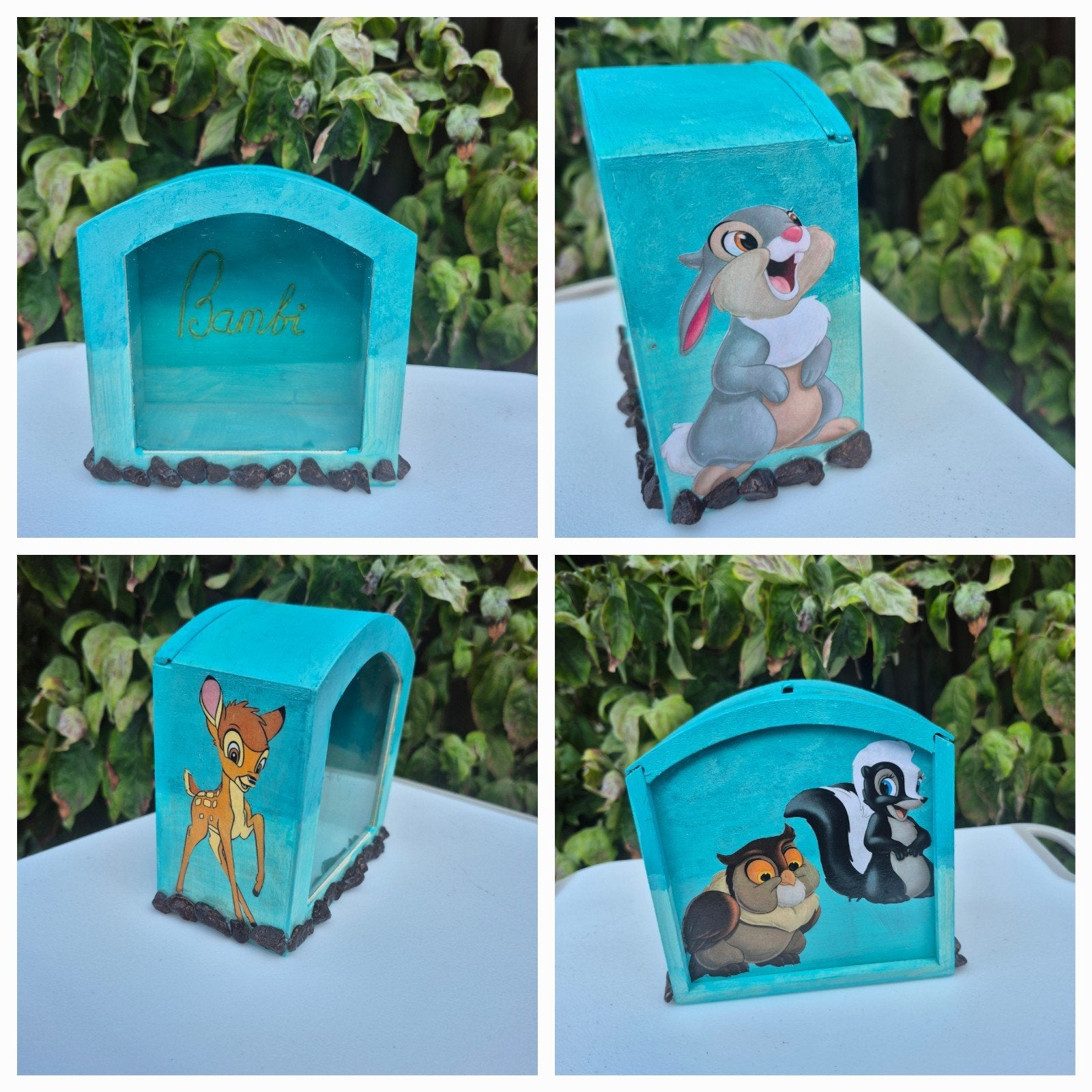 Uniek Handgemaakte spaarpot disney bambi spaar, Ophalen of Verzenden, Zo goed als nieuw