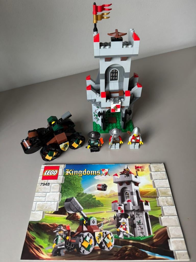 Lego - 7948 - Kingdoms - Outpost Attack, Overige thema's, Lego, Ophalen of Verzenden, Complete set