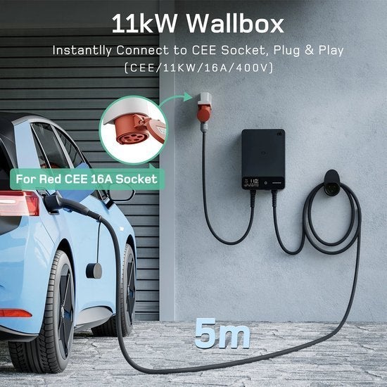 Wallbox 11kW – Laadstation – EV Lader, Corvance B.V., Verzenden, Nieuw, Corvancebol@gmail.com