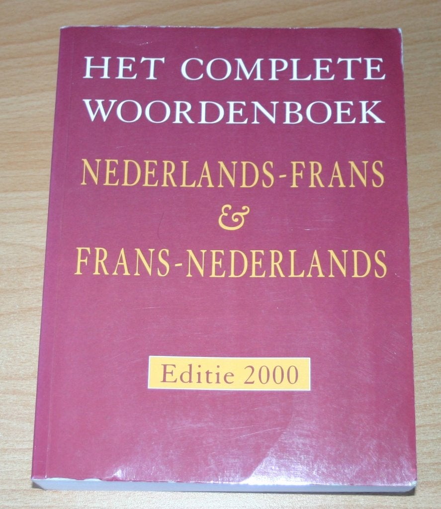 Het complete woordenboek Nederlands-Frans & Frans-Nederlands, Ophalen of Verzenden, Zo goed als nieuw