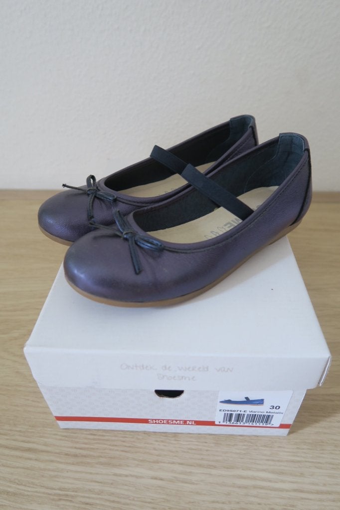 Shoesme ballerina donkerblauw maat 30 ZGAN, Meisje, Schoenen, Ophalen of Verzenden, Zo goed als nieuw