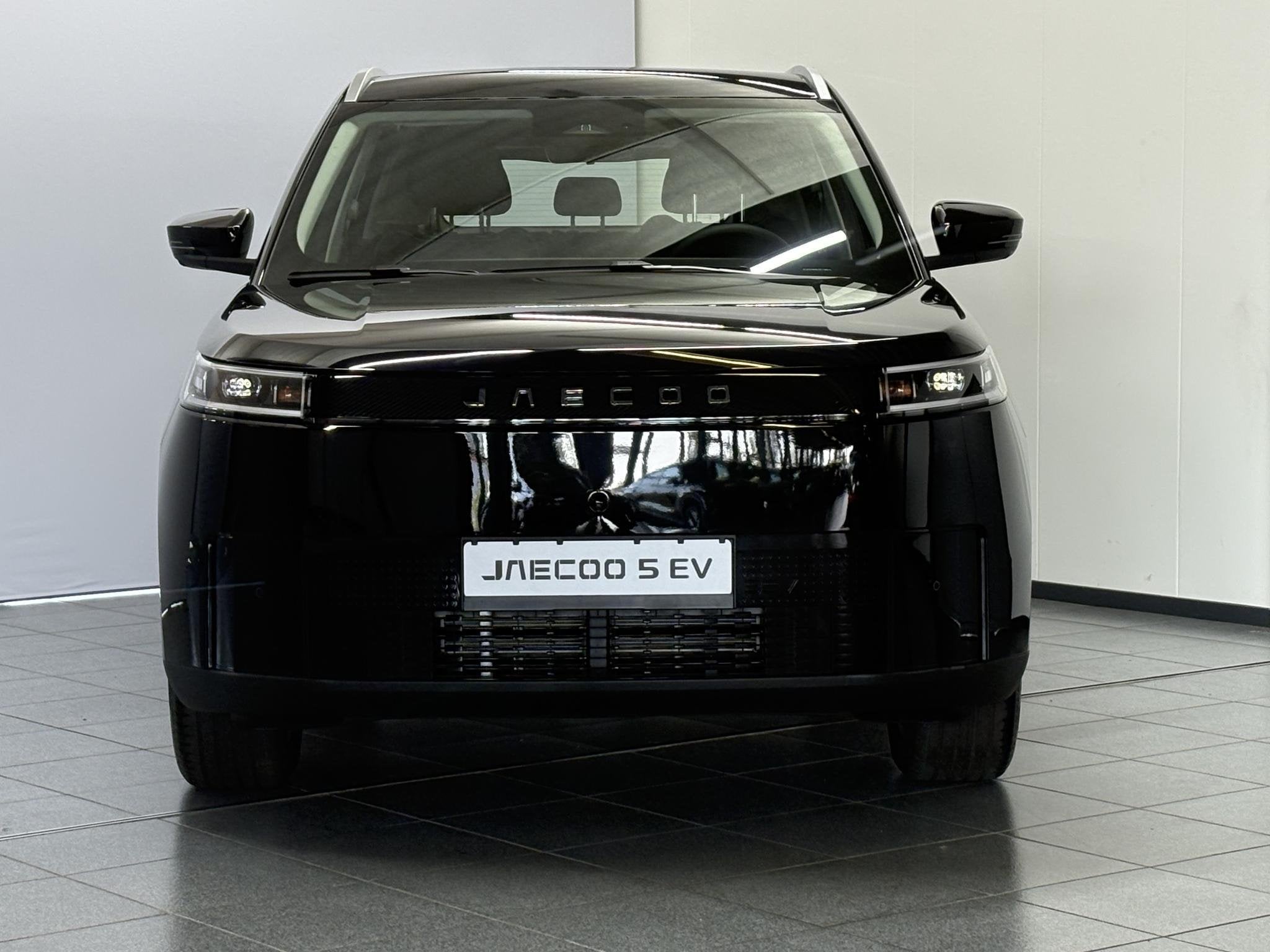 Jaecoo 5 EV Exclusive 61 kWh, 12 maanden, 402 km, 1250 kg, Zwart