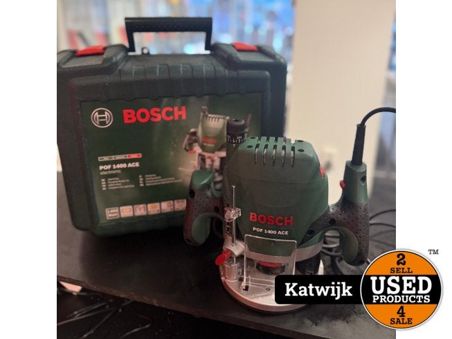 Bosch POF 1400 Ace Bovenfreesmachine - Garantie, Bosch, Zo goed als nieuw, Support@bosch.com, Robert Bosch GmbH
Robert-Bosch-Platz 1
70839 Gerlingen-SchillerhÃ¶he
Germany
