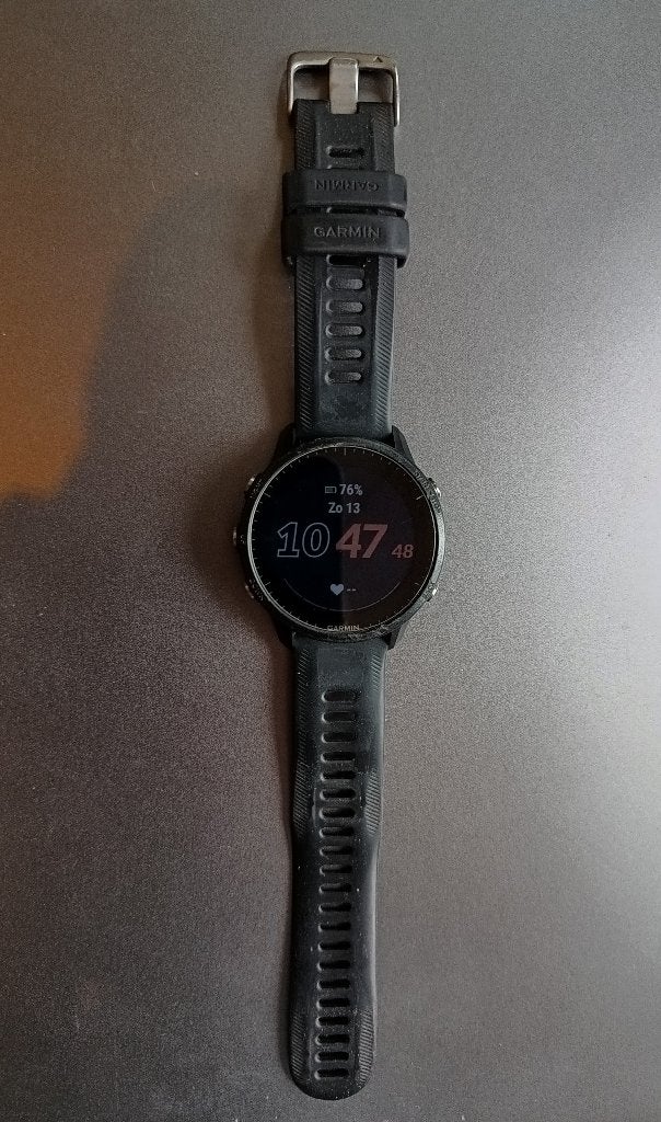 Garmin Forerunner 955 - Zwart GPS Smartwatch / Sporthorloge, Zwart, Garmin, Ophalen of Verzenden, Waterdicht
