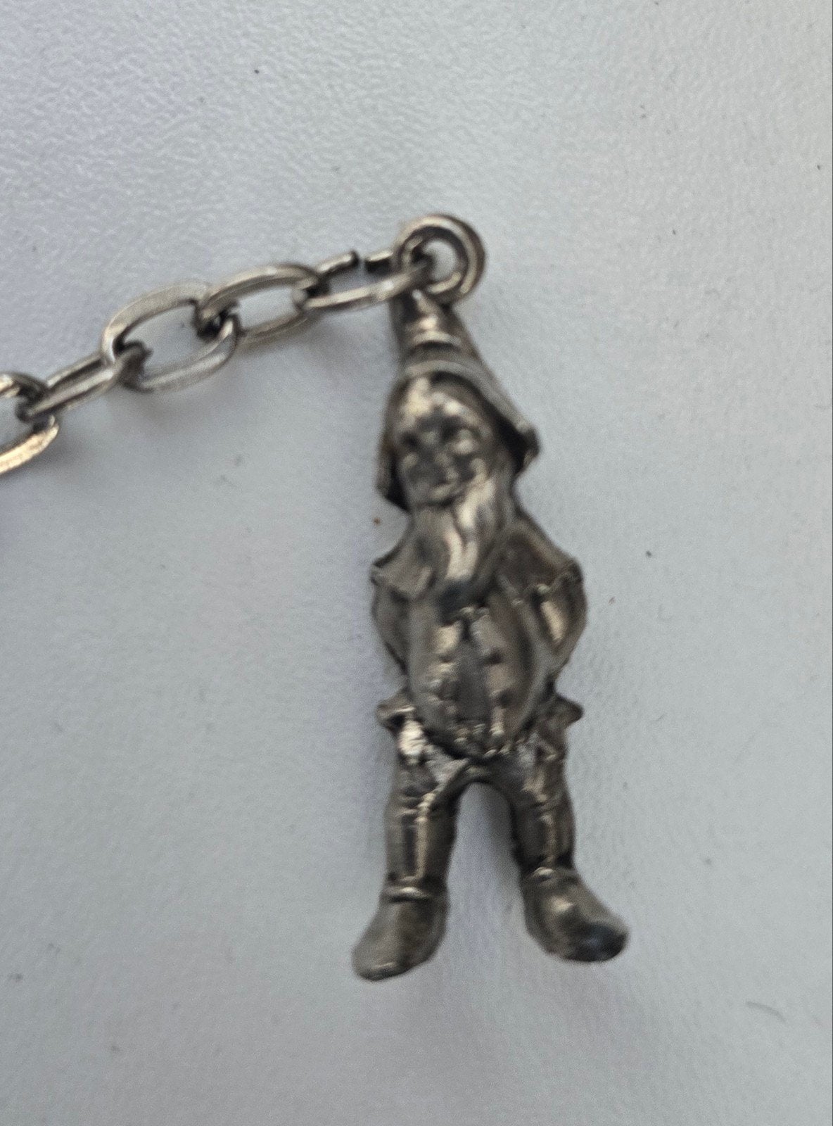Sleutelhanger met kabouter figuur, Ophalen of Verzenden, Gebruikt, Knuffel of Figuurtje