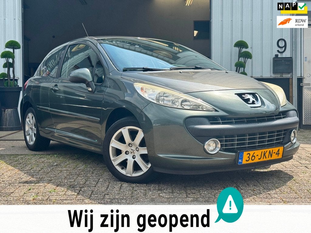 Peugeot 207 1.6 | VTi | XS Pack | INRUIL KOOPJE | 2009 | AIR, Metallic lak, Stof, Gebruikt, Zwart