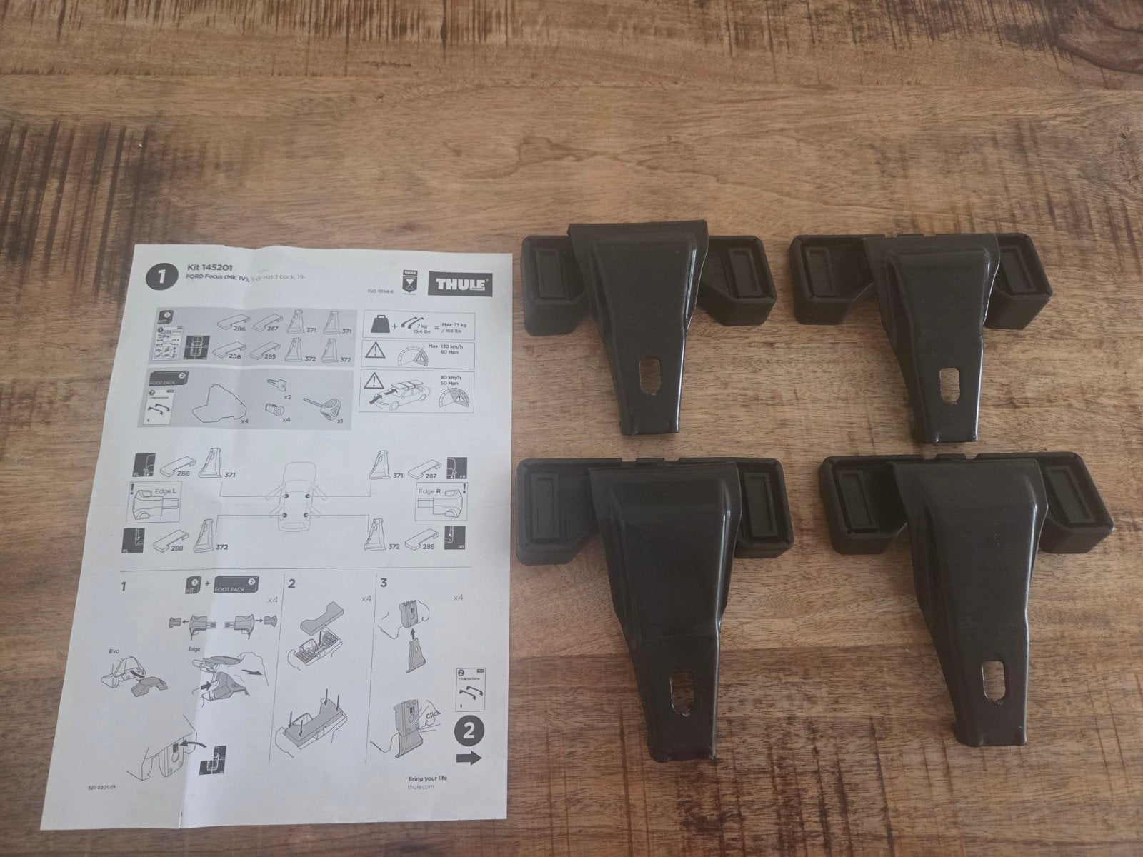 Thule Kit 145201 voor Ford Focus (Mk. IV) 5-dr Hatchback, Ophalen of Verzenden, Zo goed als nieuw