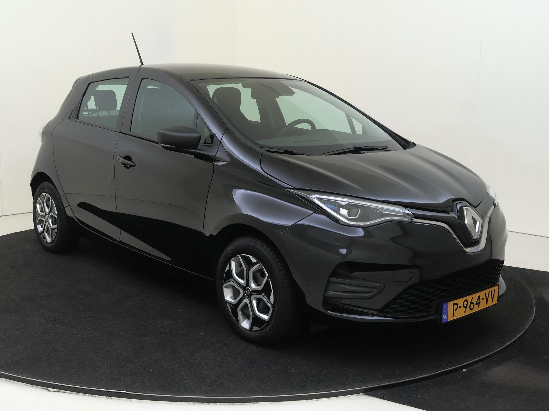 Renault ZOE R110 Life 52 kWh Huuraccu vanaf 79,- p.m. | airc, Auto's, Stof, Gebruikt, 395 km, 180 min