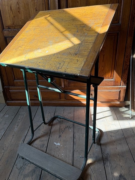 tekentafel, Ophalen