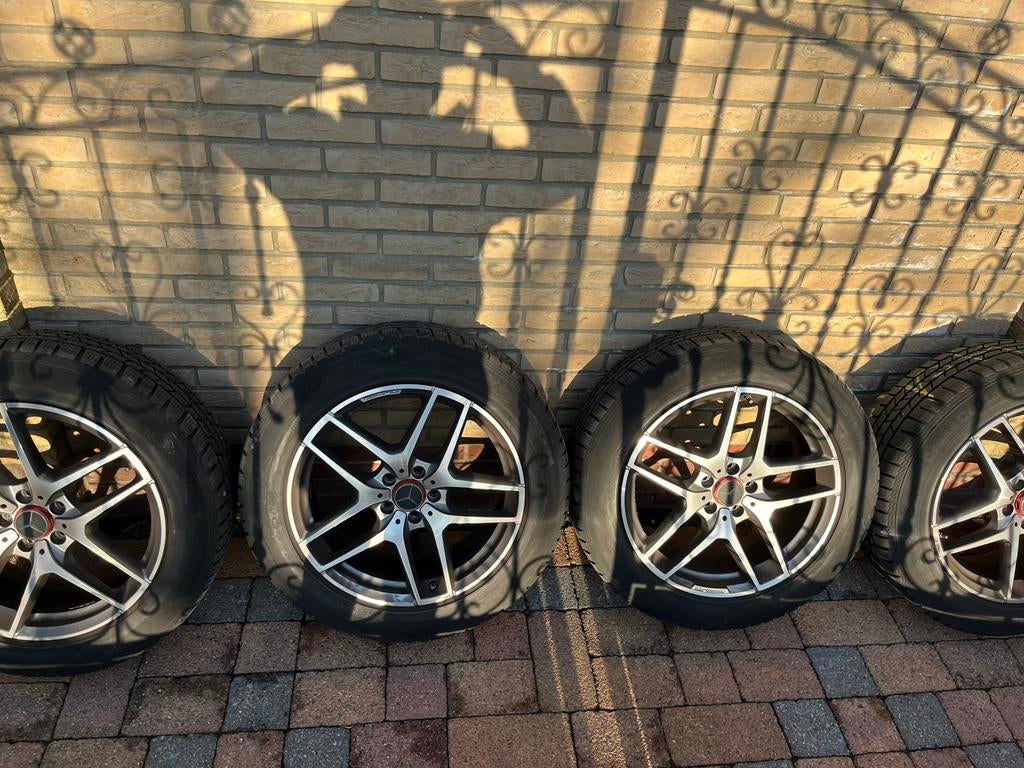 Glc mercedes originele velgen + winterbanden 235 55 19, Ophalen of Verzenden, Zo goed als nieuw