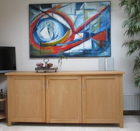 dressoir, Ophalen, Gebruikt, 150 tot 200 cm, Grenenhout