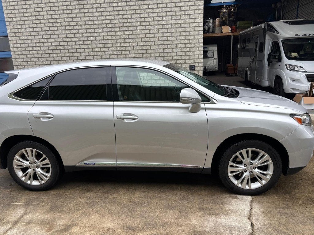 Youngtimer Lexus RX(-H) 450h Hybrid 299pk CVT 2009 Grijs, Automaat, 249 pk, Stoelverwarming, Zwart