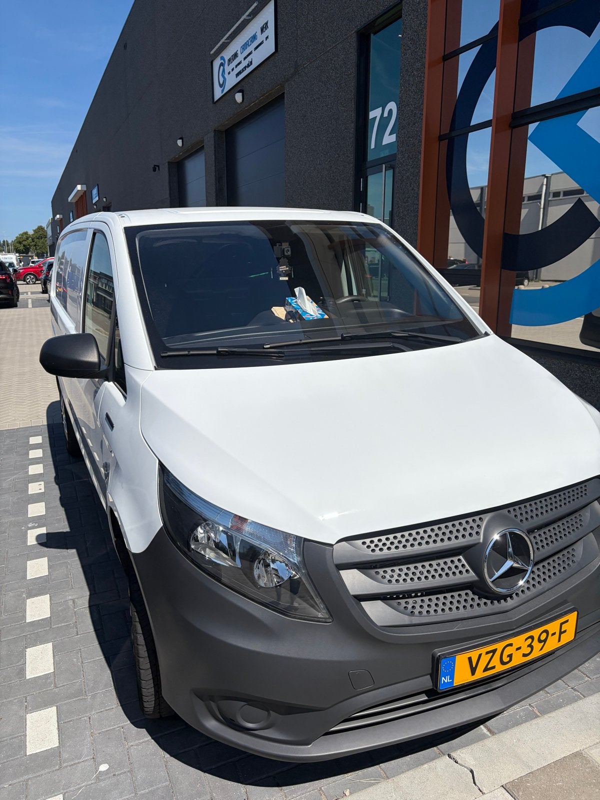 Mercedes-Benz Vito Evito GB L 116pk 2020 Wit BTW AUTO, Stof, Zwart, 95 pk, Wit