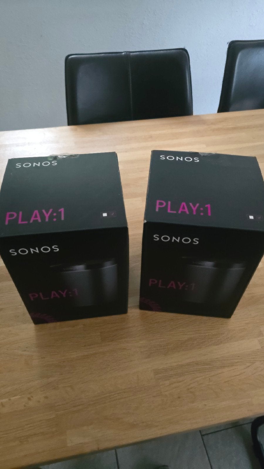 2x Sonos Play:1 speakers - Nieuwstaat, Slimme speaker, Nieuw, WiFi, Ophalen of Verzenden