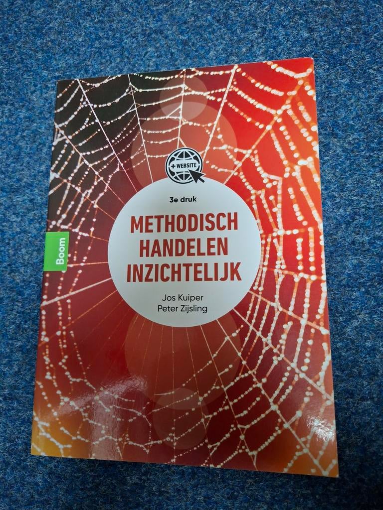Methodisch Handelen Inzichtelijk - 3e druk, Boeken, Studieboeken en Cursussen, Gelezen, Jos Kuiper, Peter Zijsling, Gamma, HBO