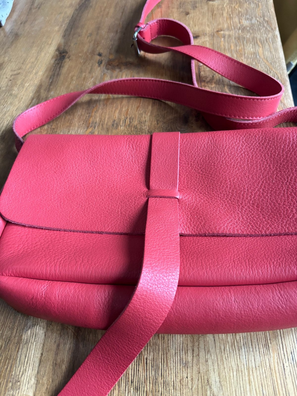 Keecie tas rood, Sieraden, Tassen en Uiterlijk, Tassen | Schoudertassen, Ophalen of Verzenden, Zo goed als nieuw, Rood