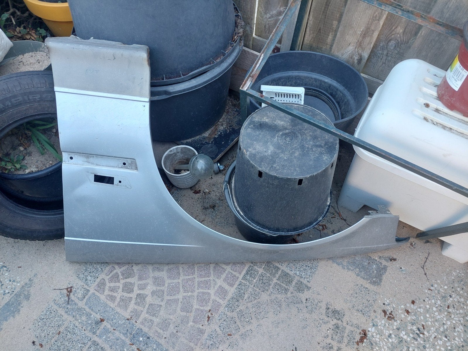 BMW E36 linker voor spatbord Arktissilber, Auto-onderdelen, Ophalen, Gebruikt, Voor, Spatbord