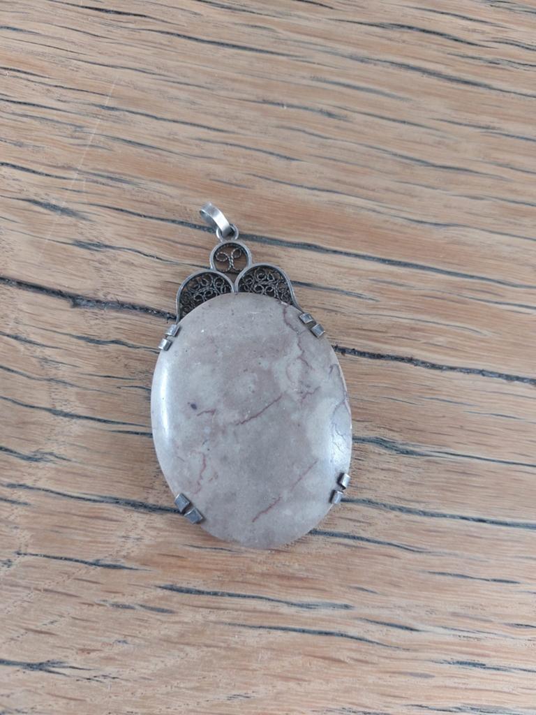 Zilveren hanger, Ophalen of Verzenden, Zo goed als nieuw, Zilver