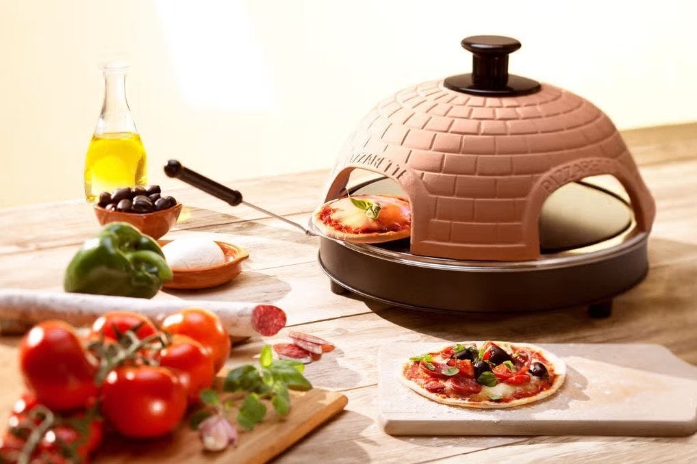 Pizzarette om samen gezellig pizza te maken, Ophalen, Zo goed als nieuw, 4 t/m 7 personen