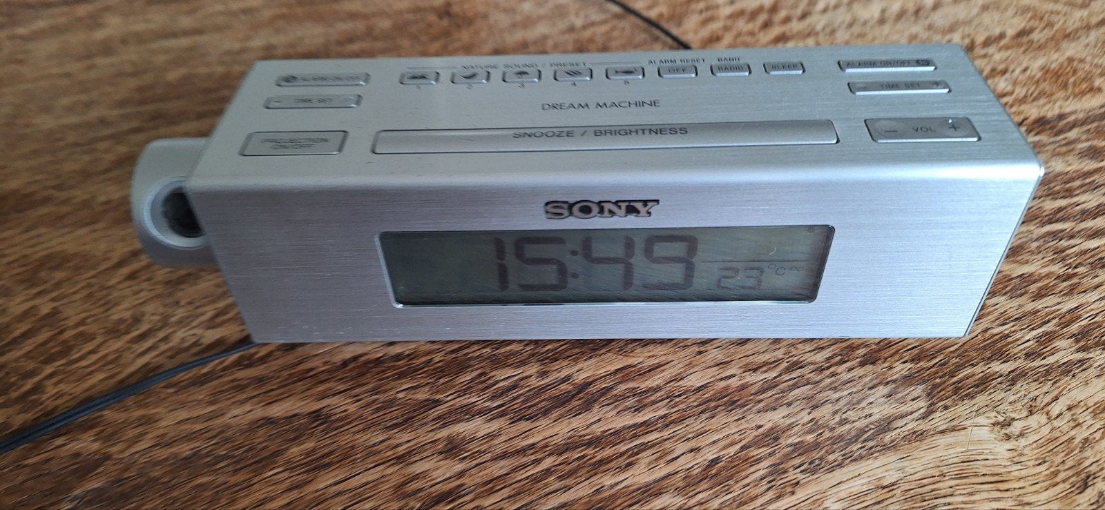Sony Projectie Wekker Radio - Dream Machine, nature sound, Witgoed en Apparatuur, Ophalen of Verzenden, Zo goed als nieuw, Digitaal