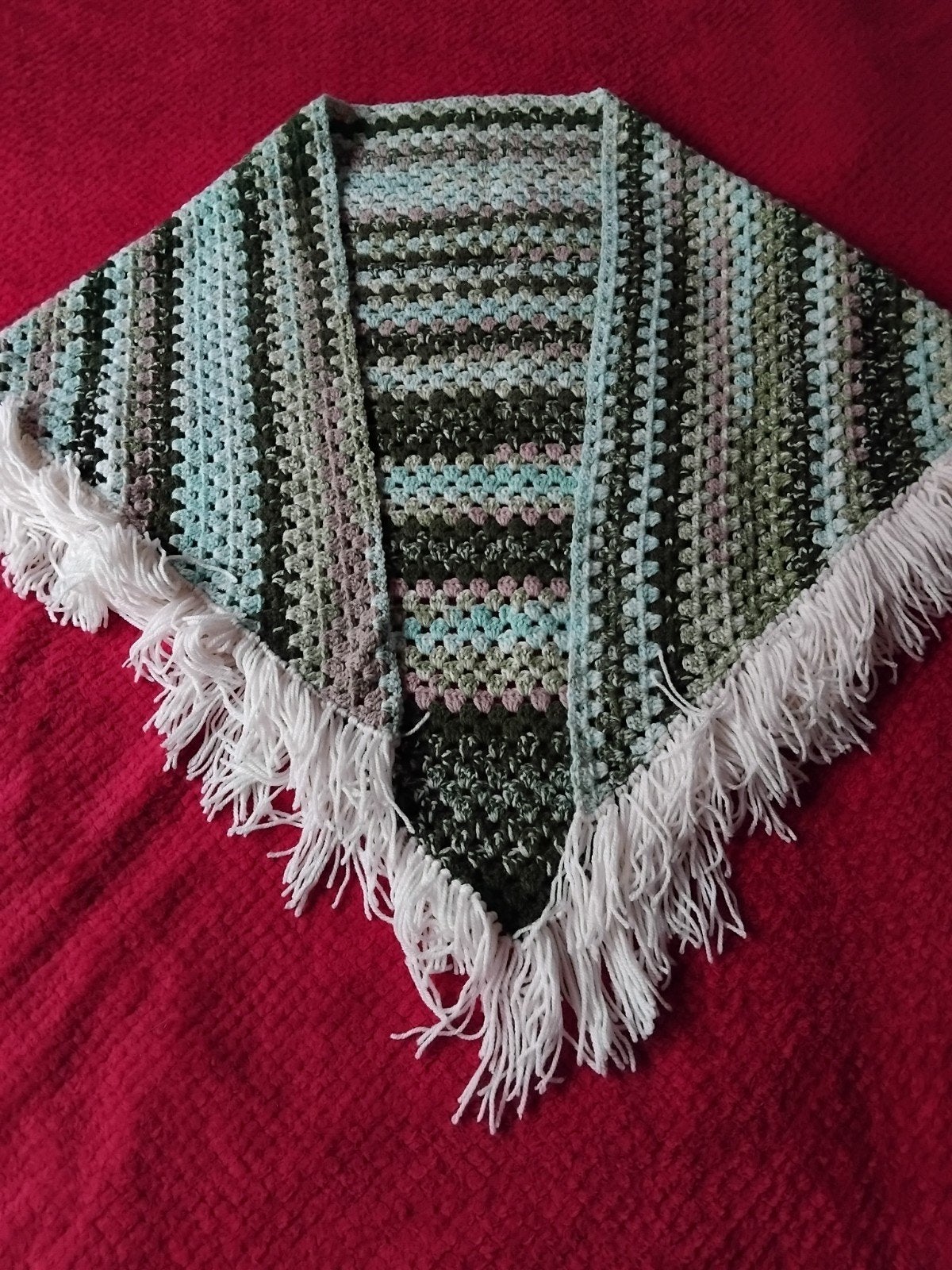 Nieuw gehaakte omslagdoek / grote sjaal, Ophalen of Verzenden, Nieuw, Sjaal