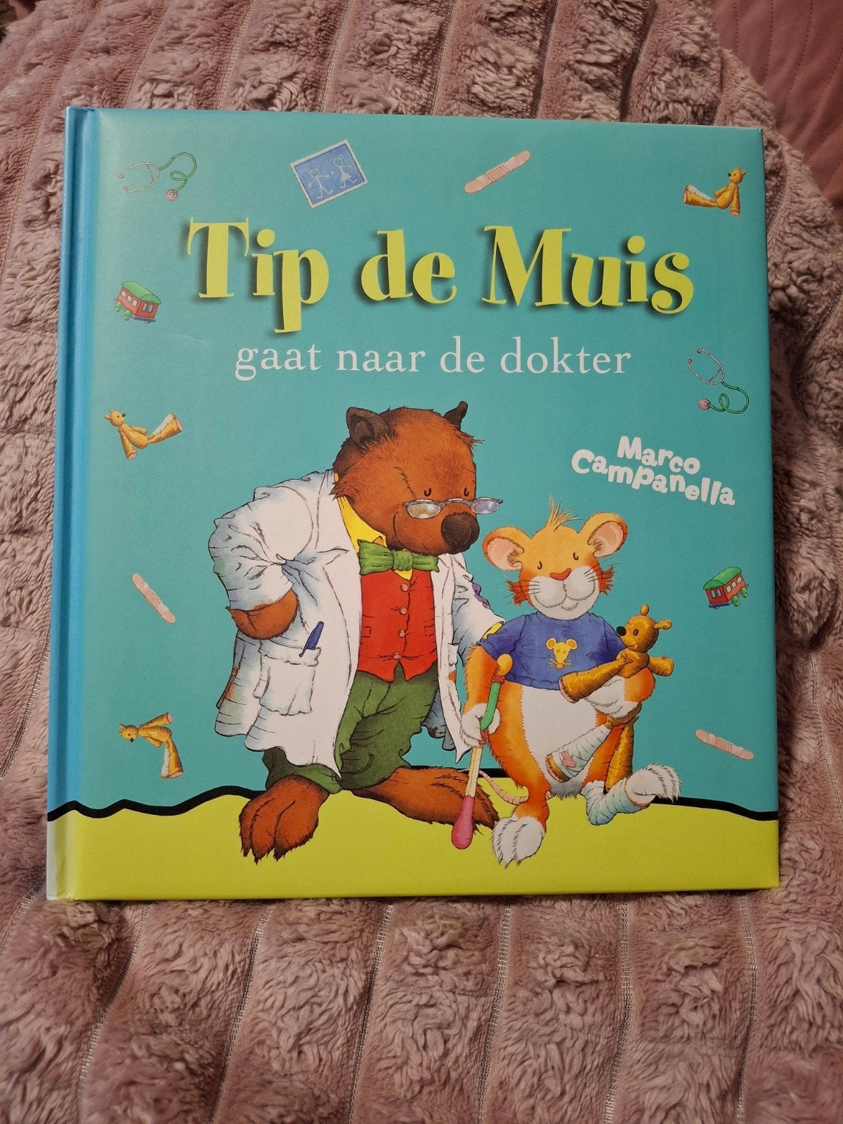 Tip de Muis gaat naar de dokter - Hardcover kinderboek, Boeken, Fictie algemeen, Jongen of Meisje, Nieuw, Ophalen of Verzenden