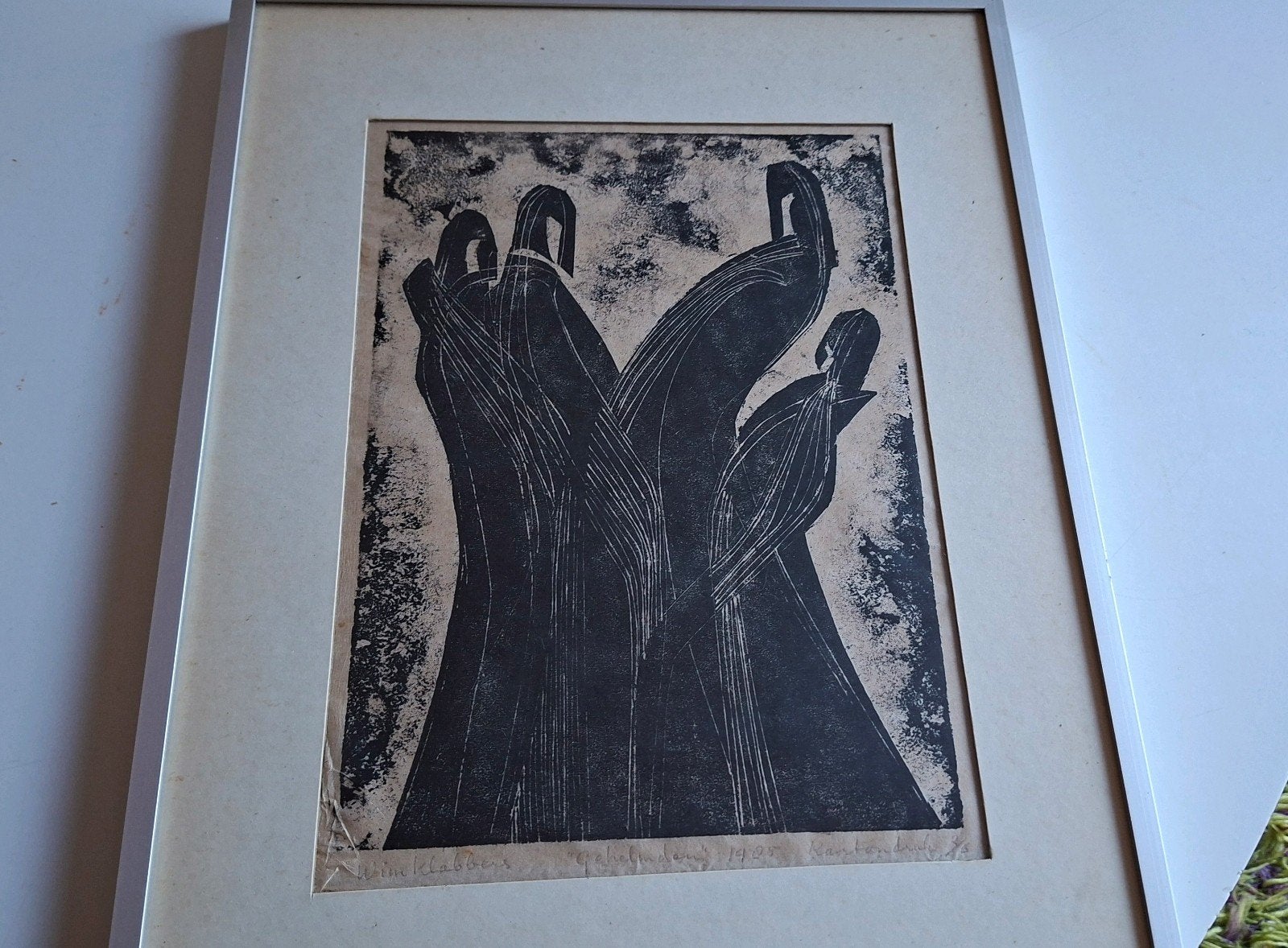 Wim Klabbers - De Gehelmden 1985  Gesigneerd, Ophalen